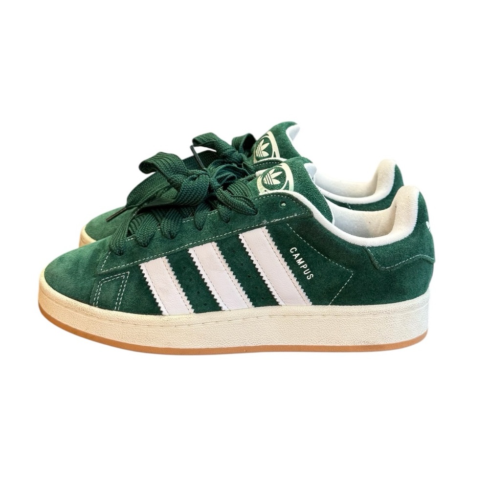 Adidas Campus 00s Originals Dark Green/Cloud White Men’s Size 7 Women’s Size 8.5 - Picture 3 of 8